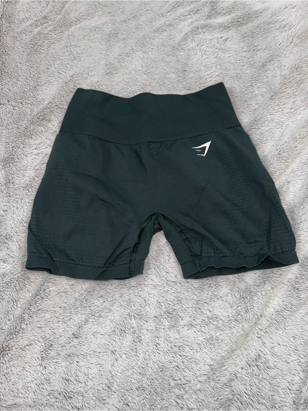 Gymshark Green Seamless High-Waist Shorts